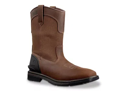 Carhartt Montana 11 Western Steel Toe Work Boot In Brown