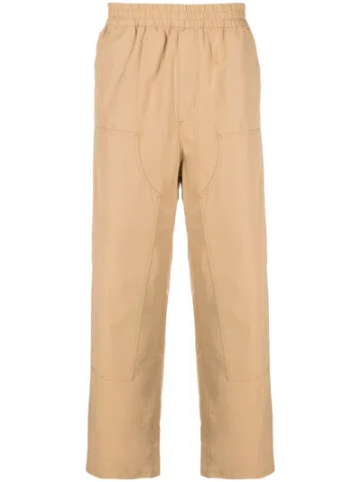 Carhartt Montana Wide-leg Trousers In Brown