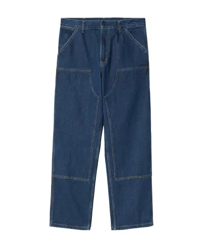 CARHARTT MULTI-POCKET DENIM TROUSERS