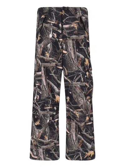 Carhartt Multicolor Camouflage Osborn Cotton Straight-leg Pants