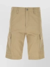 Carhartt Cappuccino Cotton Regular Cargo Shorts Beige  Wip Uomo 34 In Cream