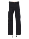 Carhartt Multipocket Drawstring Trousers In Black