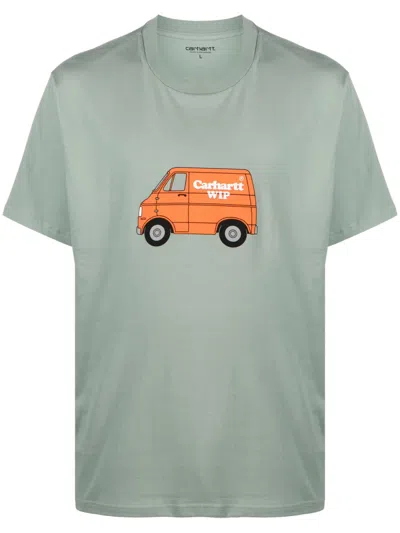 Carhartt Mystery Machine Cotton T-shirt In Green