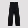 Carhartt Relaxed Straight-leg Jeans With Utility Pockets And Rivet Details In Black