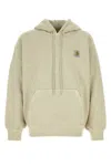 Carhartt Wip Sand Cotton Hooded Vista Sweat In Neutral