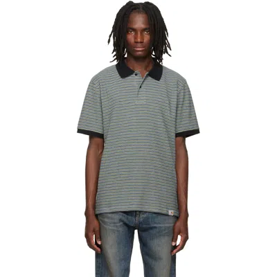 Carhartt Navy & Green Dion Polo