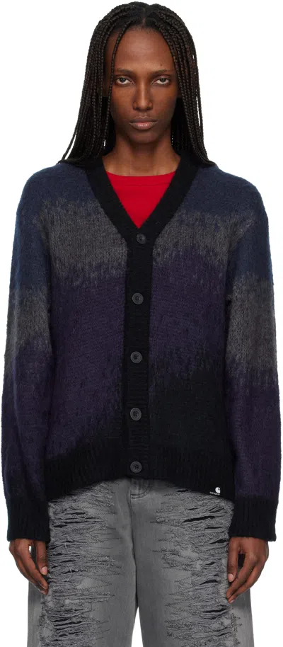 Carhartt Navy & Purple Tinley Cardigan