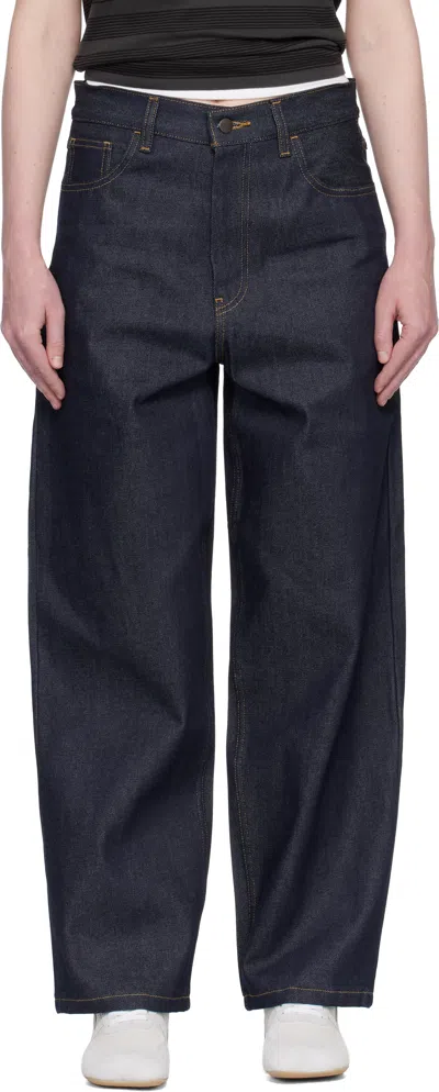 Carhartt Navy Brandon Jeans In Blue