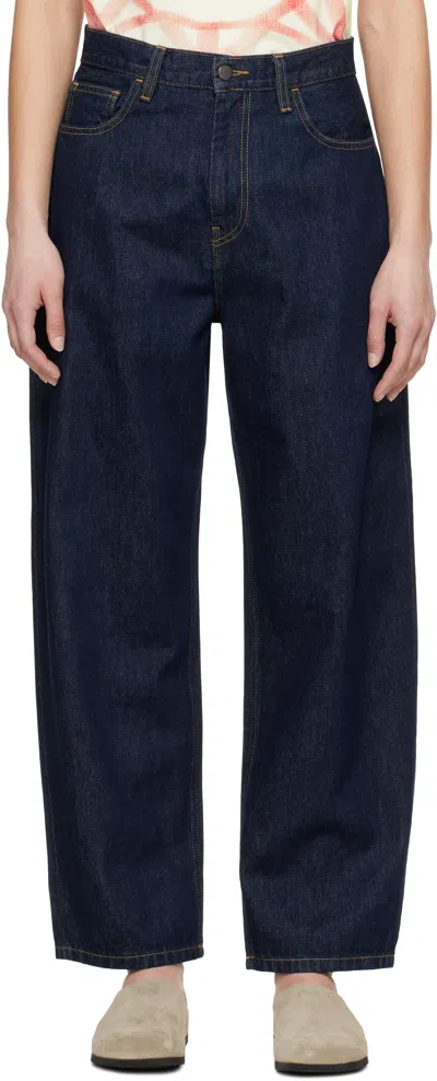 Carhartt Navy Brandon Jeans In Blue Rinsed