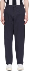 Carhartt Navy Calder Trousers In 1c Dark Navy