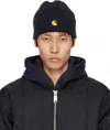 Carhartt Navy Chase Beanie In 00hxx Dark Navy / Go
