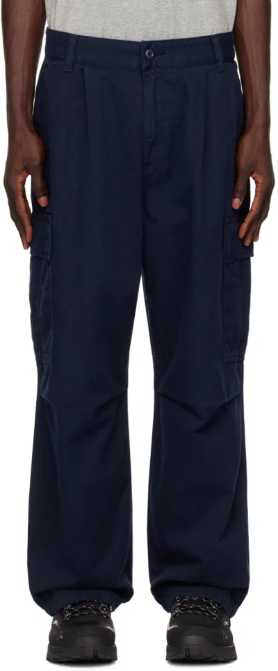 Carhartt Navy Cole Cargo Pants In Gd 29l Air Force Blu