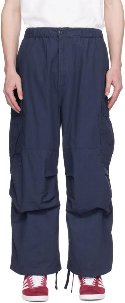 Carhartt Navy Jet Cargo Pants In 01 Blue
