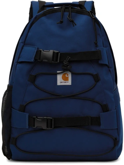 Carhartt Navy Kickflip Backpack In Blue