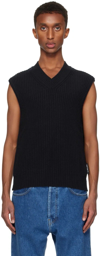 Carhartt Navy Marlon Vest In 1cxx Dark Navy