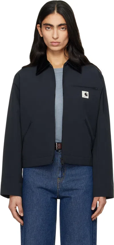 Carhartt Navy Newkirk Summer Jacket In Blue