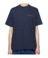 Carhartt Navy Runaway T-shirt In Blue / Vermillion