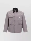 Carhartt Omens Yosemite Clapton Patch-pockets Relaxed-fit Woven Jacket In Purple