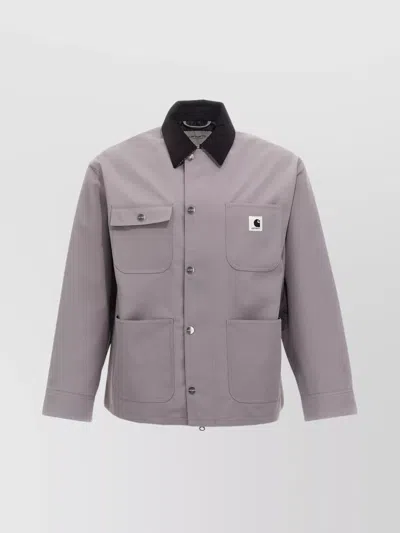 CARHARTT 'NECK COLLARED POCKETS FRONT SLEEVES LONG' JACKET