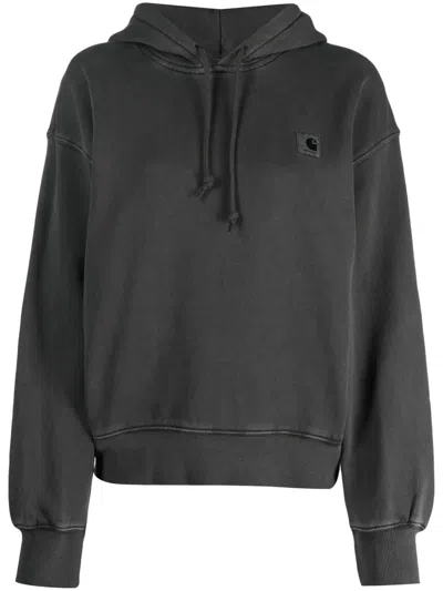Carhartt Nelson Pull-over Hooded Hoodie In Black