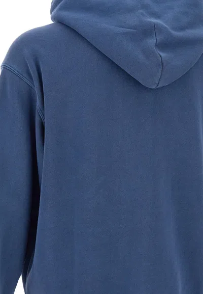 Carhartt Nelson Cotton Jersey Sweatshirt In Blue