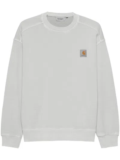 Carhartt Nelson Cotton Sweatshirt In Grey