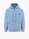 Carhartt Wip Hooded Sweatshirt Nelson Jacket Cotton In Blue