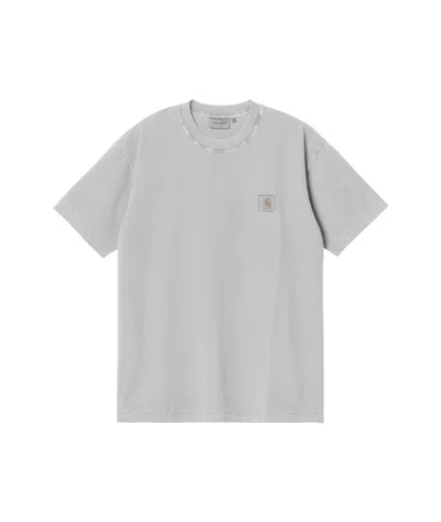 Carhartt Nelson Cotton T-shirt In Gray