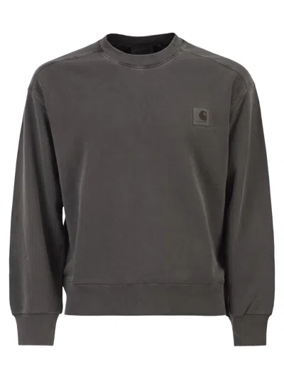 Carhartt Nelson - Crew Neck Sweatshirt In Gray