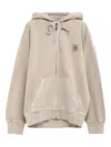 Carhartt Wip Hooded Nelson Jacket Clothing In Neutrals