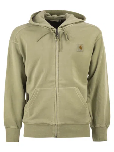 Carhartt Nelson Hooded Sweatshirt In Green