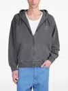 Carhartt Wip Felpa Hooded Nelson Graphite In Grey