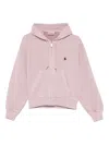Carhartt Hooded Kangaroo Pocket Sweatshirt In Pink