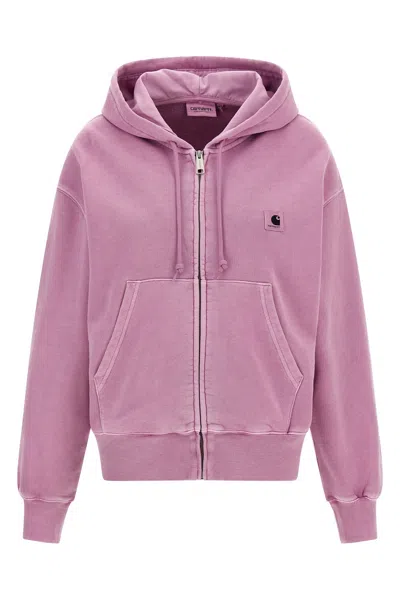 Carhartt Drawstring Hooded Sweatshirt In Purple