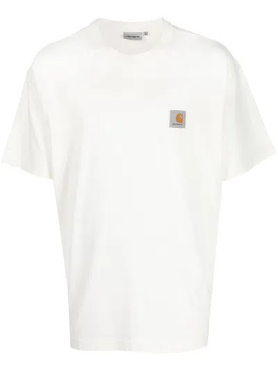 CARHARTT NELSON LOGO-PATCH SHORT-SLEEVE COTTON T-SHIRT