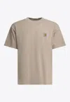Carhartt Short Sleeve Pocket T Shirt Wall In Neutral