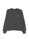 Carhartt Nelson Logo-patch Sweatshirt In Grey