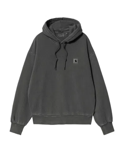 Carhartt Nelson Pull-over Hooded Hoodie In Black