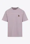 Carhartt Cotton Loose Fit T-shirt With Dropped Shoulders In Pink
