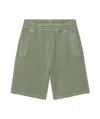Carhartt Green Shorts In Cotton With Pocket And Logo In Green