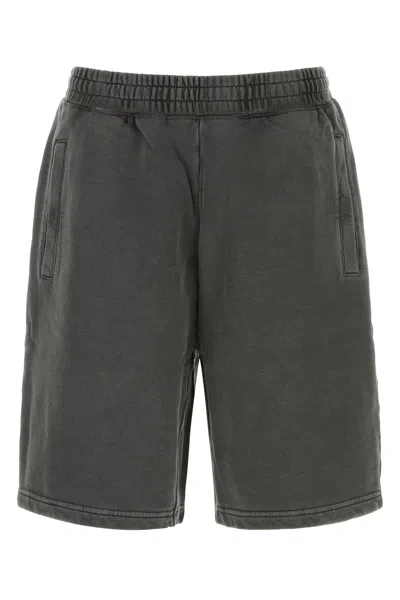 Carhartt Work In Progress Nelson Cotton Sweat Shorts In Gray