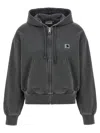 Carhartt Hooded Knitwear With Drawstring And Pockets In Black