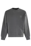 Carhartt Ribbed Cuffs And Hem Sweatshirt In Gray