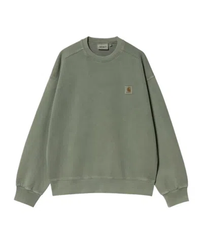 CARHARTT CARHARTT WIP NELSON LOGO PATCH CREWNECK SWEATSHIRT