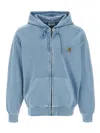 Carhartt Wip Hooded Sweatshirt Nelson Jacket Cotton In Blue