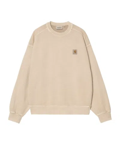 CARHARTT CARHARTT WIP NELSON LOGO PATCH CREWNECK SWEATSHIRT