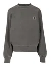 Carhartt Nelson Sweatshirts Black In Gray