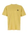 Carhartt Nelson T-shirt Crewneck Loose Fit Short Sleeves In Yellow