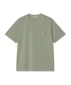 Carhartt Mens Park Nelson Crewneck Cotton-jersey T-shirt Xxl In Green