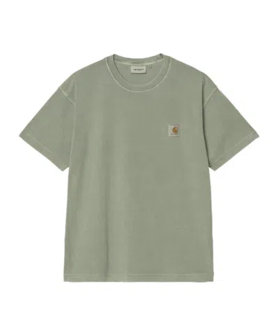 Carhartt Mens Park Nelson Crewneck Cotton-jersey T-shirt Xxl In Green